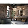 thumbnail image 3 of Cassell Collection Four-Light Brushed Nickel Matte Black Luxe Industrial Bath & Vanity Light, 3 of 13