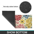 thumbnail image 6 of Pioneer Flower Floral Print Pattern Kitchen Rugs Sets Of 2,Anti Fatigue Kitchen Mat Rugs Non Slip Washable,Decorative Kitchen Floor Mats for Kitchen,Sink,Laundry,17"x30"+17"x47", 6 of 7