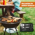 thumbnail image 3 of Gourmet Grilling Gear, Stainless Steel Barbeque Tools Set, Outdoor Cooking Accessories with Rust Resistant Finish, Portable Bag for Safe Transport (7PCS / 1 Set), 3 of 8