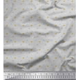 thumbnail image 1 of Soimoi Polyester Crepe Fabric Baby Elephant Shirting Print Sewing Fabric Yard 52 Inch Wide, 1 of 1