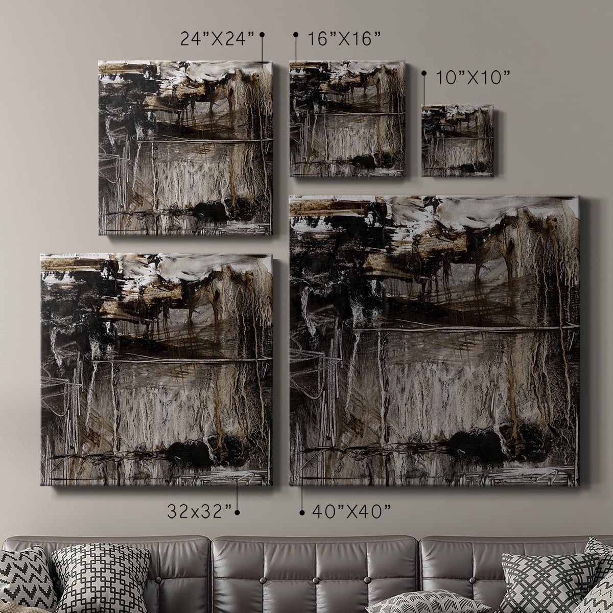Wexford Home Continuum II-Premium Gallery Wrapped Canvas, 40" x 40" - Ready to Hang