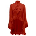 thumbnail image 3 of Plus Size Tops For Women Casual Loose Fit Spring And Summer Fashion Stylish Tie Detail For Vacation And Everyday Wear Versatile With Jeans Womens Dress Shirts And Blouses for Work Women plus T Shirts, 3 of 4
