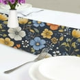 thumbnail image 4 of Yayeee Table Runner 70 inches Long Home Kitchen Dinning Party Decoration, Navy Floral Pattern, 4 of 7