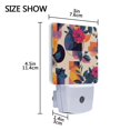 thumbnail image 4 of Yayeee LED Plug in Night Light for The Home with Auto Dusk to Dawn Light Sensors, 2 Pack, Flowers Pattern Style, 4 of 6