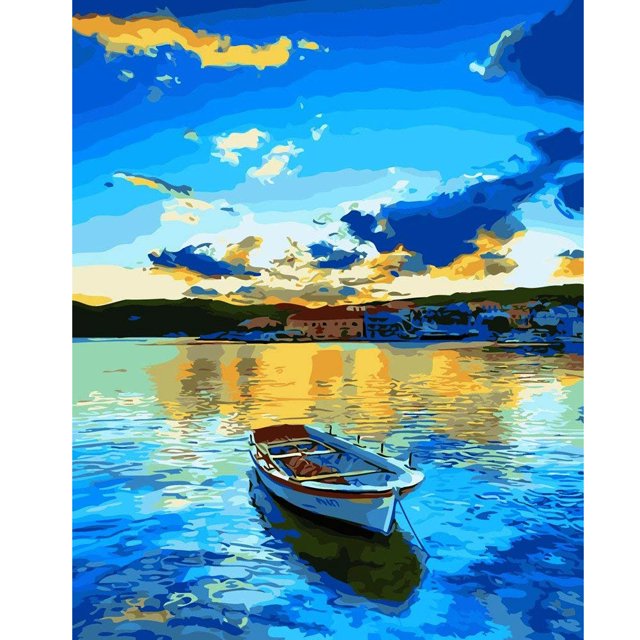 Taladro Diamond Painting (DF2944) 5D DIY Full Fantasy View Kits de punto de cruz (05) 45x60cm Hugtrwg Para estrenar