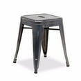 thumbnail image 1 of Nicer Furniture Industrial Backless 18" High Gunmetal Metal Stack Stools, 1 of 4