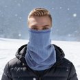 thumbnail image 4 of Unique Bargains 1 Pc Multi-function Neck Warmers Windproof Face Mask for Cycling Light Blue, 4 of 6