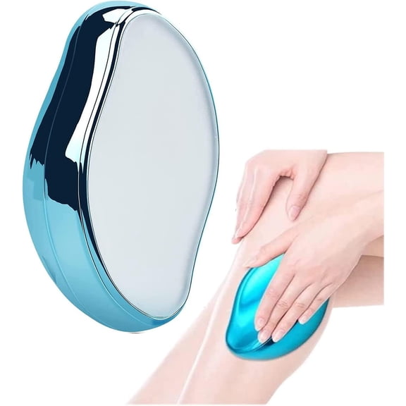 Hair Eraser, Fast & Easy Crystal Hair Remover Stone, Crystal Hinless Exfoliation Hair Removal Tool