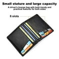 thumbnail image 4 of Card Holder Wallet for Women / Men with ID Window Coin Purse Gifts Slim Minimalist Small Wallet, 10.5*8.2cm, 4 of 5