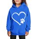 thumbnail image 1 of Sudaderas con capucha para niños y niñas, sudaderas casuales de manga larga, lindas sudaderas de gran tamaño con bolsillo de polar, chaquetas para niñas, 1 of 4