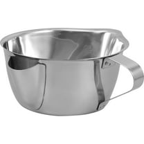 Raindrops Gravy Boat Fat Separator Cup Oil Separator Grease Filter 16*6.1CM Silver