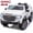 C-White, variant on Zukpow Licensed GMC 24 Volt Ride on Toys, 4WD/2WD Switchable Power Car wheels with Remote, Bluetooth, Fold Down Tailgate, Rear Storage, Red