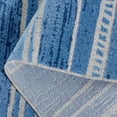 thumbnail image 5 of SAFAVIEH Cottage Neville Geometric Indoor/Outdoor Area Rug, Blue, 6'7" x 6'7" Square, 5 of 7