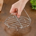 thumbnail image 2 of Steamer Rack Trivet with Handles for Instant Pot Pressure Cooker Accessories (Handle Without Silicone, for 3qt), 2 of 8