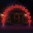 thumbnail image 6 of Mr. Christmas 8.5 ft. Illuminated Poinsettia Arch, 6 of 6