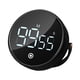 thumbnail image 1 of Temporizador LED grande, temporizador digital de cocina, manual, electrónico, para hornear, cocinar, hogar. Negro, 1 of 8