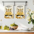 thumbnail image 3 of Gnomes Sunflowers Kitchen Towels Set of 1, Country Yellow Floral Bees Vintage Absorbent Dish Towels for Kitchen, Microfiber Hand Towel, Quick Drying Tea Towel for Cleaning Decorative Dishcloths, 3 of 7