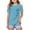 Sky Blue, variant on ibiyuan Girl Shirts Casual Short Sleeve Girls T Shirts Size 14-16 Graphic Hearts Girl Tops Size 12 Crew Neck Basic Tee Super Soft Birthday Girl Summer Clothes,5-6Years