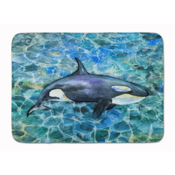 Killer Whale Orca Machine Washable Memory Foam Mat