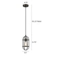 thumbnail image 4 of Lighting IRONCLAD Industrial 1 Light Rubbed Bronze Mini Ceiling Pendant 5.5" Wide, 4 of 4