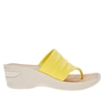 thumbnail image 6 of Bzees Womens Dallas Sandals 8 Yellow, 6 of 8