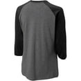 thumbnail image 3 of Evoshield Women's 3/4 Sleeve Fastpitch Softball Shirt Grey/Black M, 3 of 4