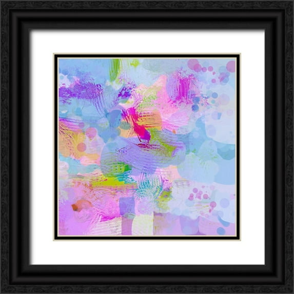 Auda, Christine 15x15 Black Ornate Wood Framed with Double Matting Museum Art Print Titled - New Mood I