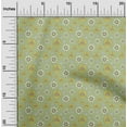 thumbnail image 2 of oneOone Polyester Spandex Light Green Fabric Floral Retro Sewing Craft Projects Fabric Prints By Yard 56 Inch Wide, 2 of 5