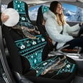 thumbnail image 2 of Uorisanigo Car Seat Cover Front Seats Only Full Set of 2, Bohemian Sea Turtle Aztec High Back Seat Covers Auto Seats Covers Universal Auto Interior Accessories Fit for Most Cars, 2 of 7