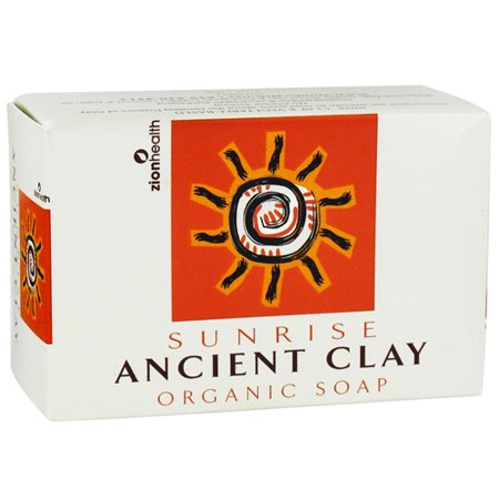 Zion Health Sunrise Ancient Clay Bar Savon bio - 6 Oz