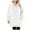 White, variant on Womens Zip up Fleece Sweatshirt Hoodie with Pockets Winter Warm Raglan Long Sleeve Fuzzy Hooded Jacket Coats New Light Weight Jackets Womens Casual White M