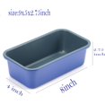 thumbnail image 3 of Arboraoe Bread Pan 2-Piece Set Blue Non-Stick Coated Carbon Steel Bread Pan, 3 of 5