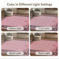 thumbnail image 7 of ODIKA Pink Print Leopard Rosette Motif Glam Spotted Border Abstract for Playroom, Bedroom, Reading Nook, Pet Friendly & Kids Safe Play, 7 of 7