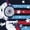 NAVY, variant on - Snoopy Skating Stars and Stripes - Men's Sleeveless Graphic Tank