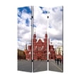 thumbnail image 1 of Russian Tower Print Foldable Canvas Screen with 3 Panels, Multicolor, 1 of 2