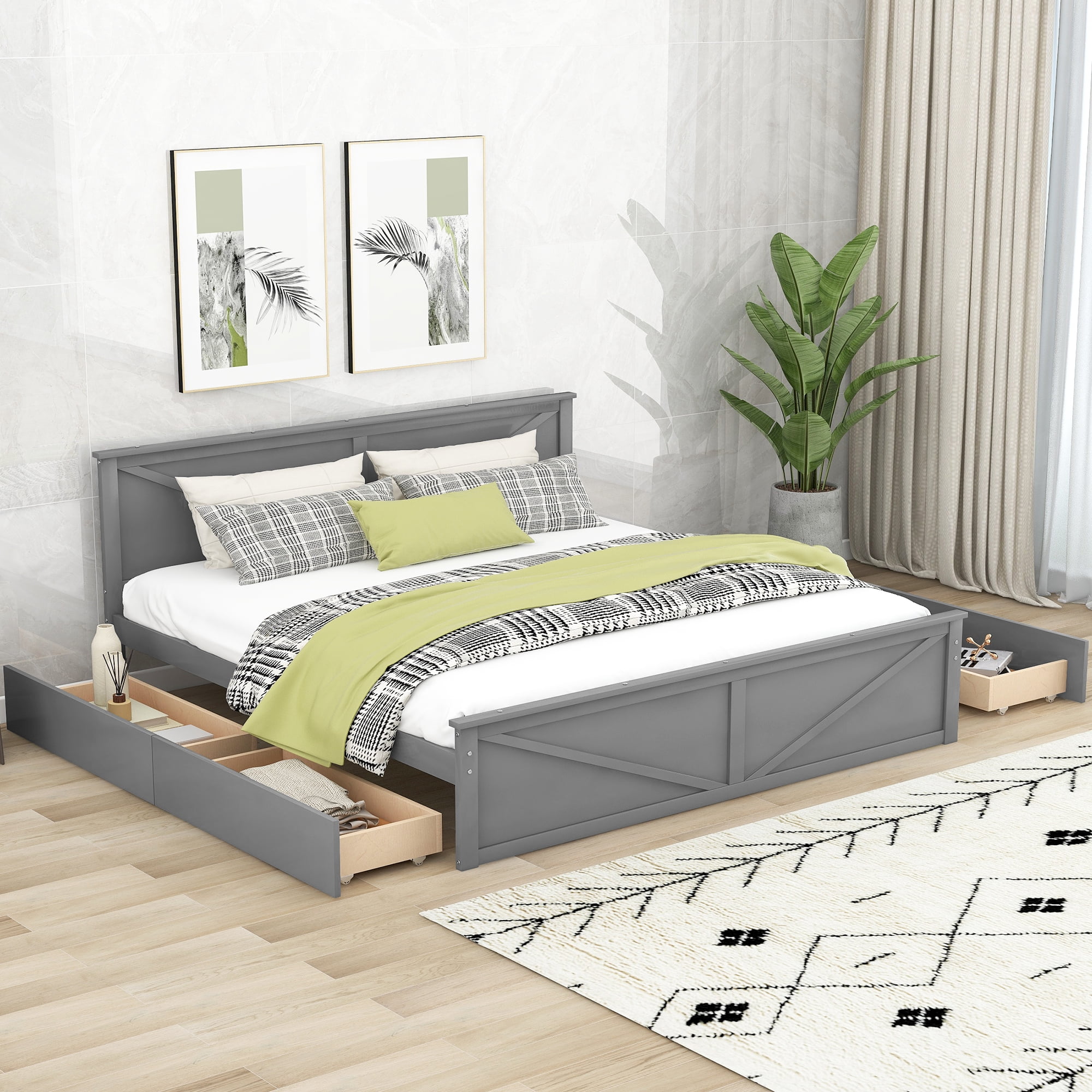 Stunning King Storage Bed image