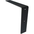 thumbnail image 5 of Ekena Millwork 2 1/2"W x 14"D x 10"H Countertop Support Steel Heavy Duty Bracket, Powder Coated Black, 5 of 10