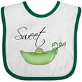 thumbnail image 3 of Inktastic Sweet Pea Girls Baby Bib, 3 of 4