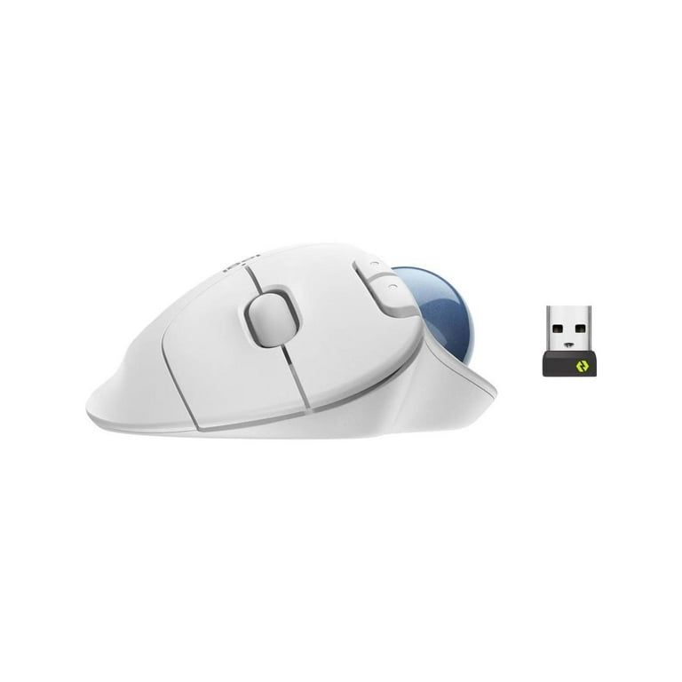 Logitech Ergonomic M575 Wireless Computer Mouse for Business - Off