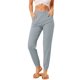 thumbnail image 1 of Pantalones de chándal de algodón Allegra K con cintura elástica casual para mujer Gris L, 1 of 6