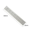 thumbnail image 1 of Grille de Ventilation Rectangulaire en Aluminium 50mm pour Armoire Garde-Robe, 1 of 8