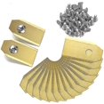 thumbnail image 1 of 45pcs Titanium Knife Blades,for All Husqvarna Automower Robot Lawn, 1 of 4