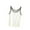 White., variant on Women's Casual Tank Tops,Summer Color Blocked Blouse,Solid Color V-Neck Sleeveless Fabric Base Layer Wear Tops