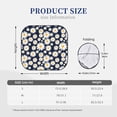 thumbnail image 3 of Haiem Daisy Floral Car Windshield Sun Shade (2 Pieces) Foldable Windshield Sun Shade Car Accessories for Truck SUV Pickup-Small, 3 of 7