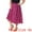 Hot Pink, variant on DARING DIVA Women's Plus Pleated High Waist Midi Casual Floral Skirt 1X Navy Blue
