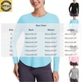 thumbnail image 5 of Posijego Women's UPF 50+ Sun Shirts Long Sleeve Sun Protection Tops Quick Dry Lightweight Athletic Workout Running Active Tees, 5 of 5