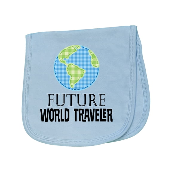 Inktastic Future World Traveler Cute Vacation Baby Burp Cloth