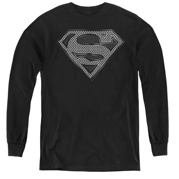 Superman - Chainmail - Youth Long Sleeve Shirt - Large