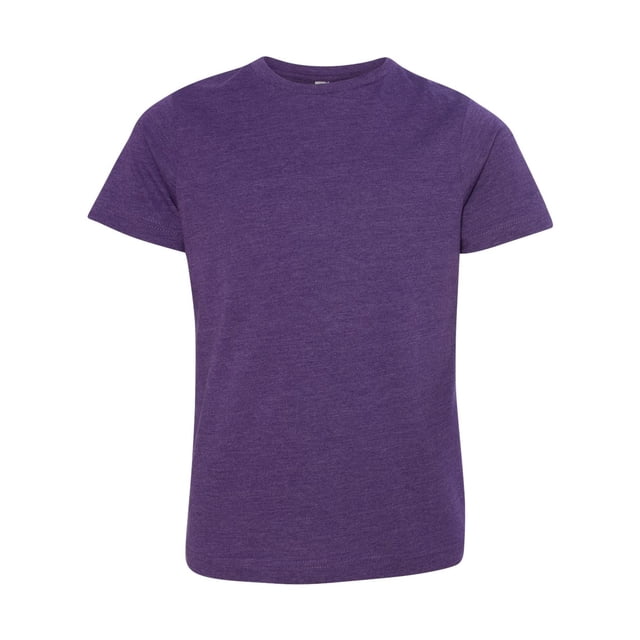 Youth Fine Jersey Tee, XS, Vintage Purple