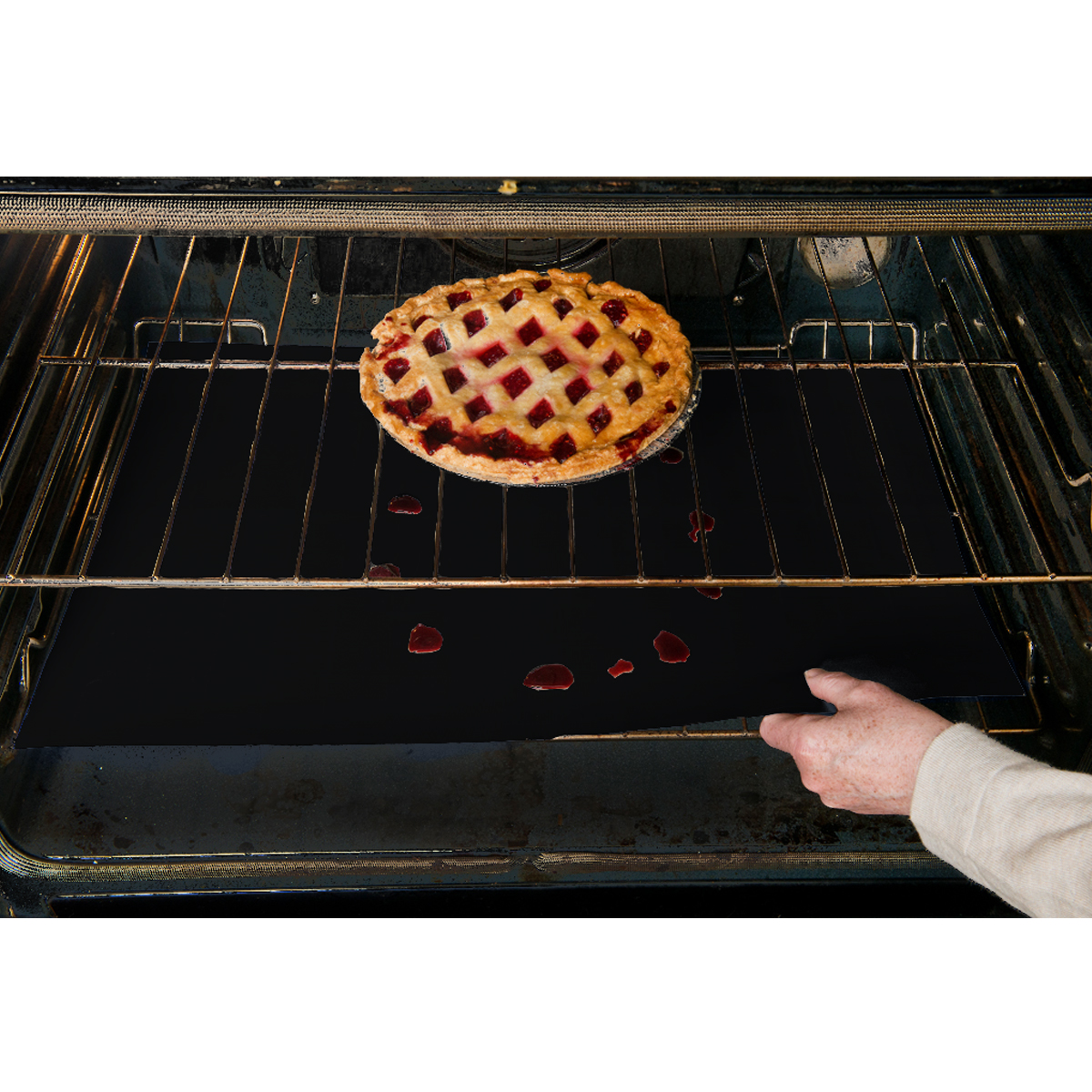 Evelots Oven LinerExtra LargeNon Stick FiberglassReusable400